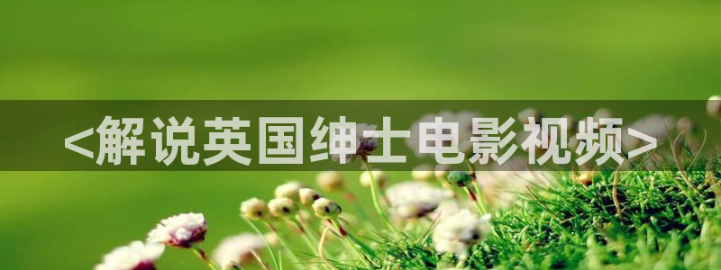 精品电影久久久久：<解说英国绅士电影视频>